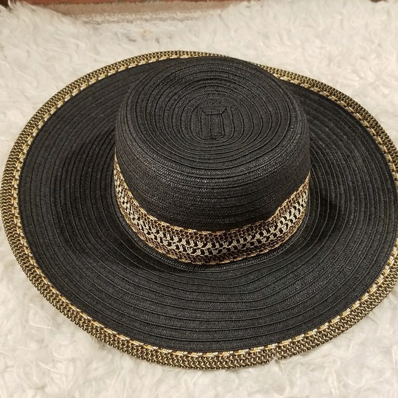 San Diego Hat Company Accessories - Super Fun and Beautiful Trimmed Ladies Sun Hat💕